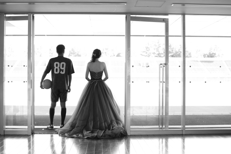 ユニフォームにお着替え*