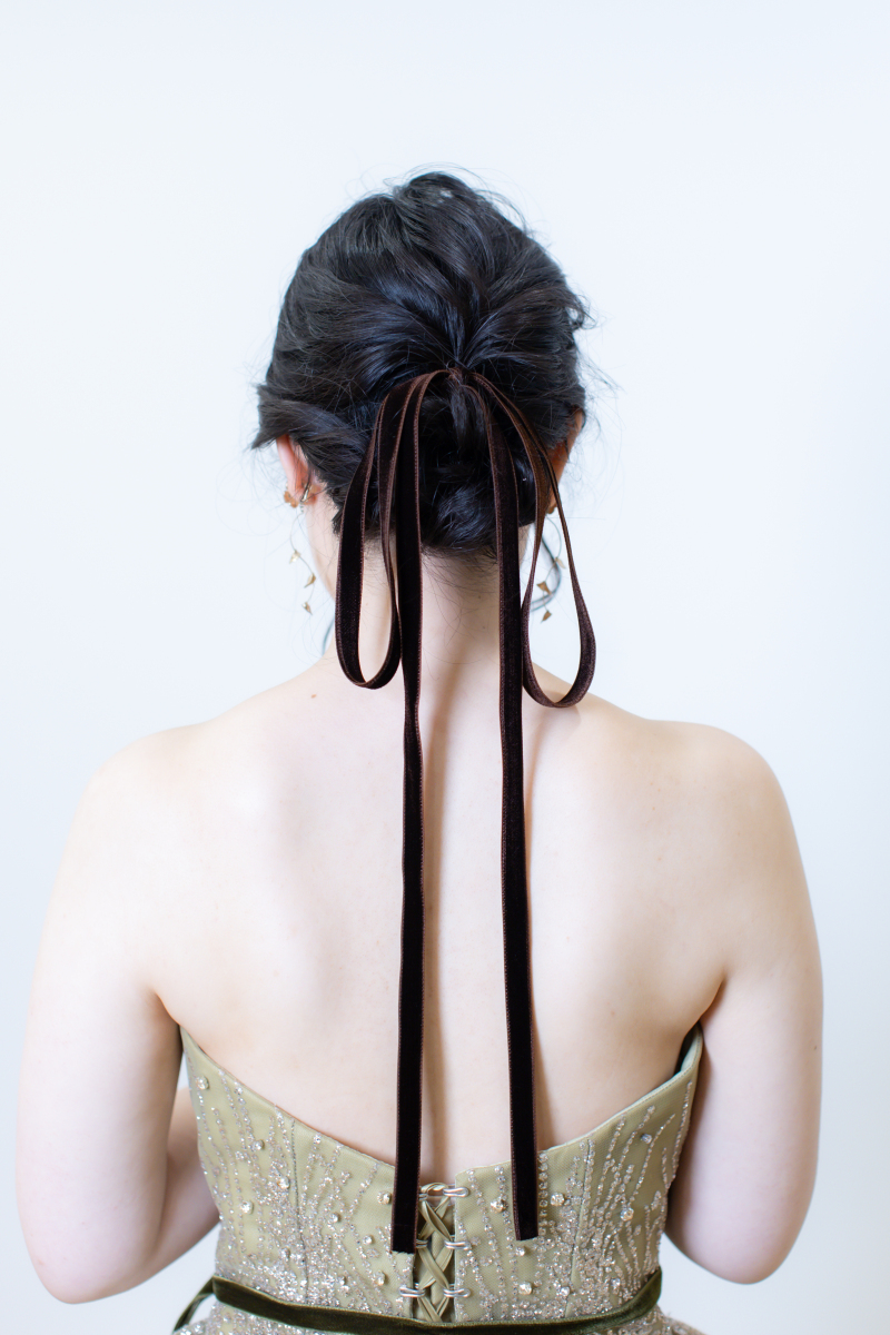 ベロアリボンが可愛い♡