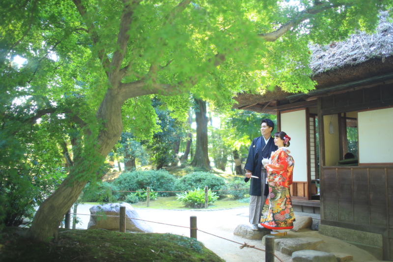 美しい緑と一緒に！