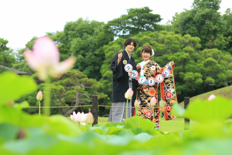 蓮の花も咲いていました。