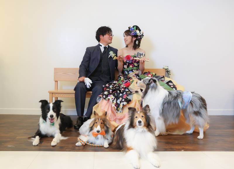 ベンチで自然体に