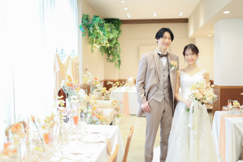 可愛いお花に囲まれて♡