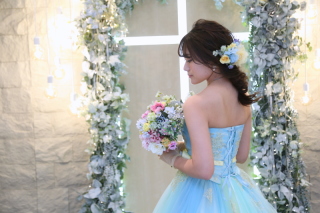 さわやかなブルードレス♥