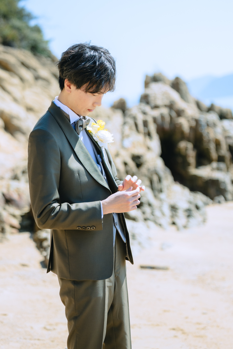 新郎様ソロショット