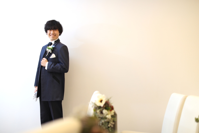 ご新郎様ソロショット