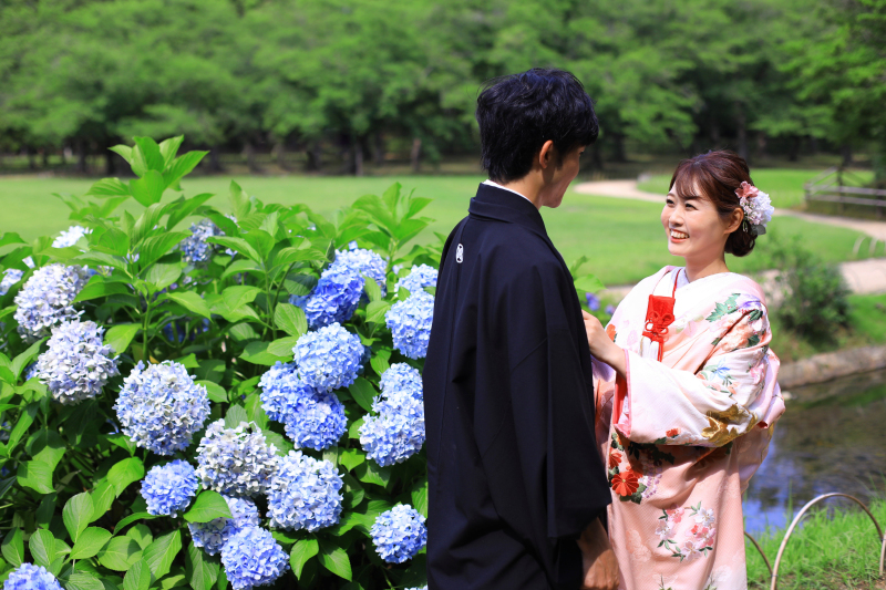 あじさいが綺麗に＊*