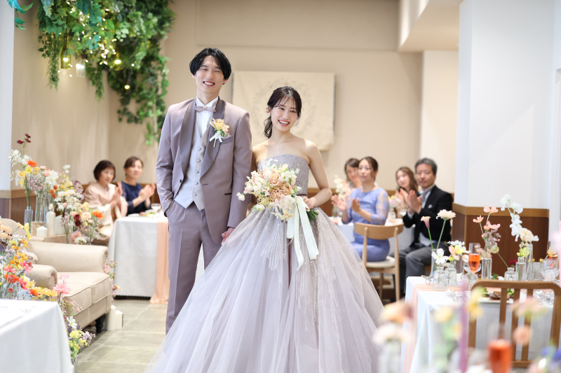 カラードレスにお着替え♡