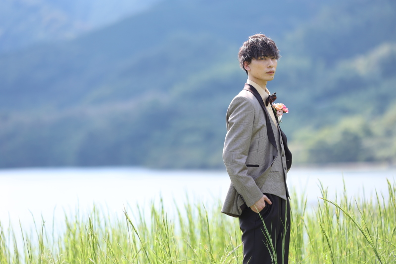 新郎様おひとりショット