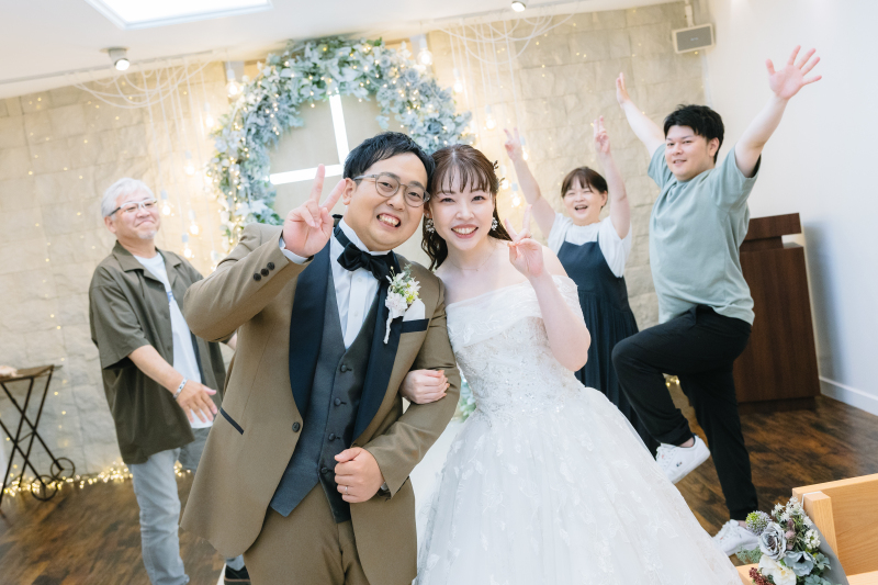 家族と作るフォトウエディング♪