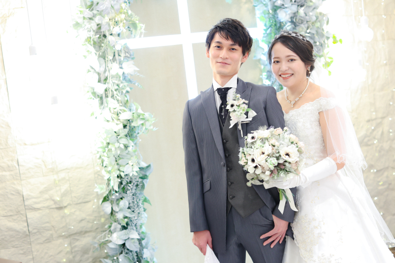 明るいチャペルで＊