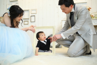 お子様のお衣裳が無料でレンタルできる♩