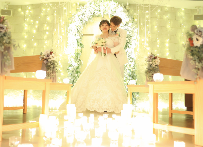 プリエージュで1番人気のキャンドルフォト！