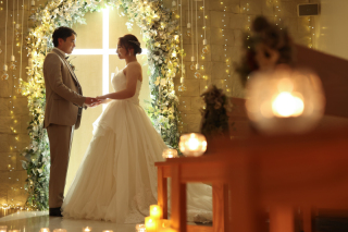 プリエージュokayama by STUDIO View_和装ロケーション×洋装チャペル撮影