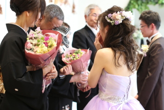 ご両親様へ贈呈用花束・ブートニア