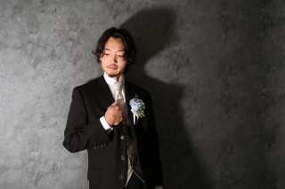 新郎様ヘアセット