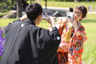 お客様のカメラでの撮影