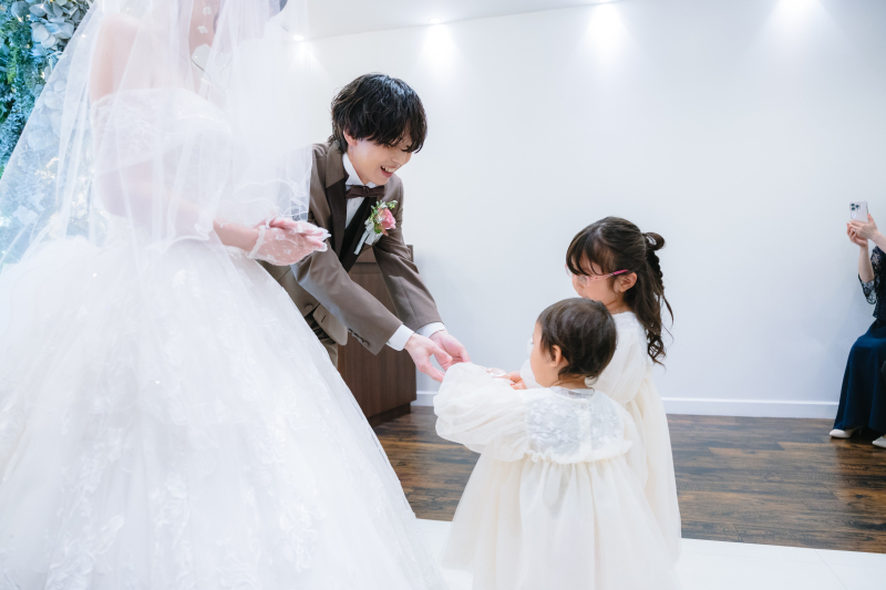 お子様と一緒の挙式も♩