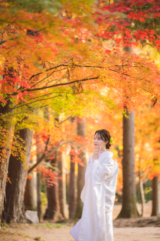 プリエージュokayama by STUDIO View_【和装紅葉ロケ】シーズン〈11/20～12/10〉