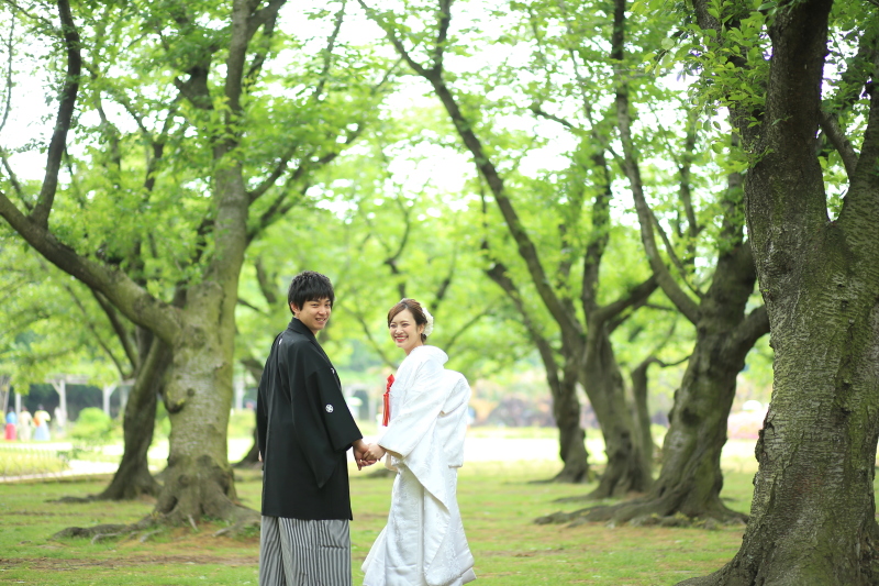 プリエージュokayama by STUDIO View_庭園で撮影できる