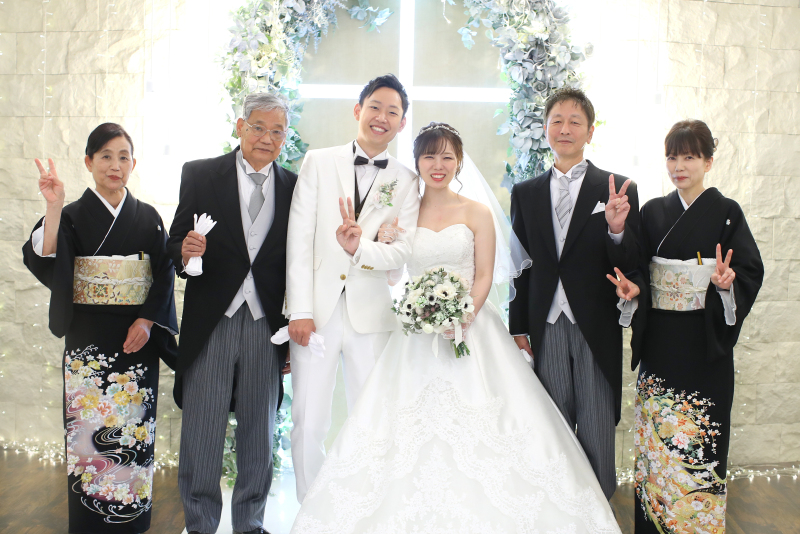 パパママ&キッズ婚|衣装2点 スタジオ撮影プラン │お子様衣裳無料でレンタルご用意◎