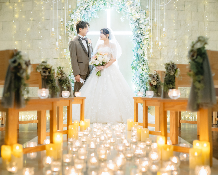 【冬スタジオキャンペーン★50%OFF】洋装1点+和装1点スタジオ&チャペル|和装を洋装に変更もOK