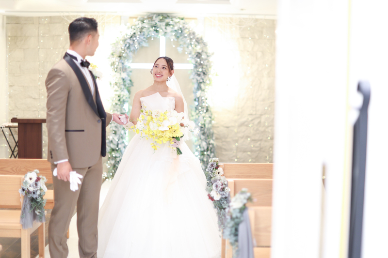 【バレンタインキャンペーン♪】洋装2点 チャペル×館内　キャンドル撮影プレゼント〈2/1～2/28撮影〉