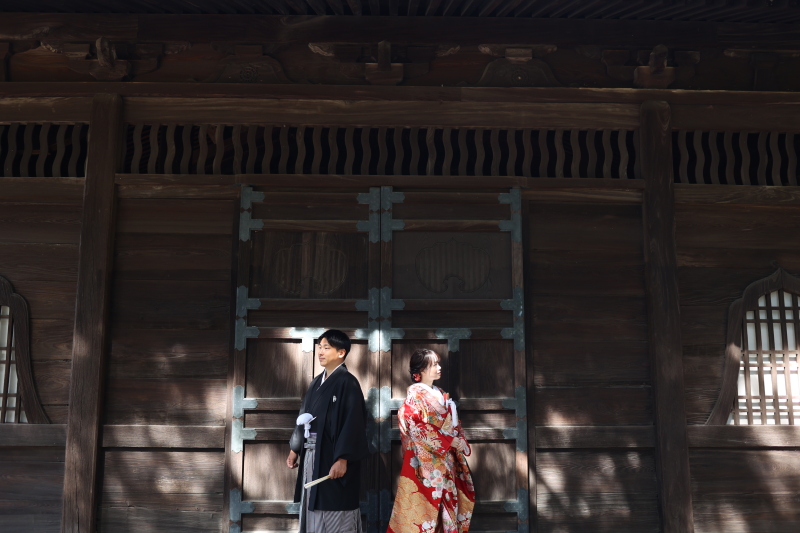 【通常プラン】和装2点ロケ|全データ付き|新婦ヘアメイク付き|つや肌レタッチ付き