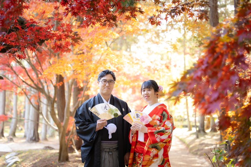 【2025年紅葉】和装1点ロケ〈10/22～12/11撮影〉│曹源寺・後楽園・吉備津神社・美観地区etc