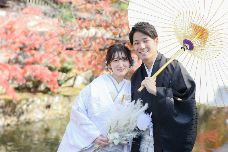 【2025年早割紅葉】和装1点ロケ〈10/22~12/11撮影〉│曹源寺・後楽園・吉備津神社・美観地区etc