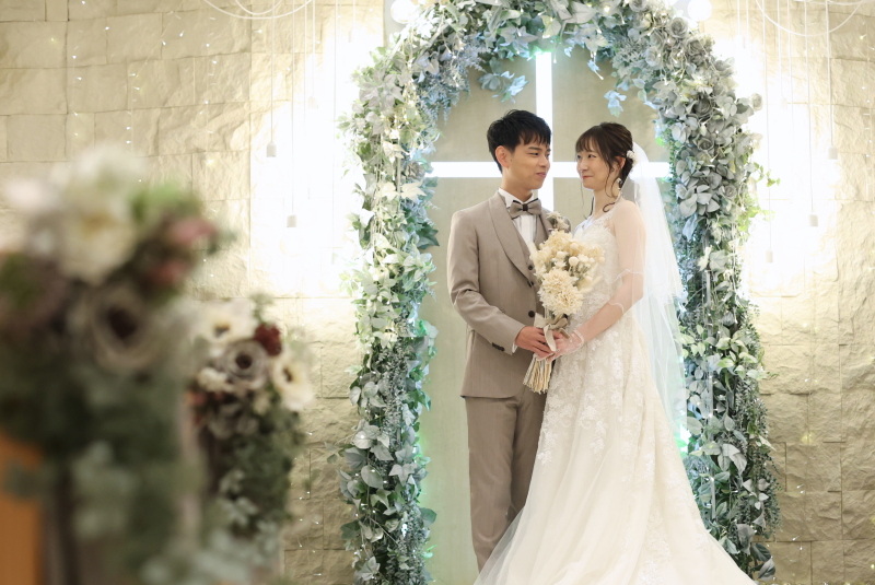 【通常プラン】洋装1点チャペルorスタジオ｜全データ｜ヘアメイク付き｜つや肌レタッチ付き