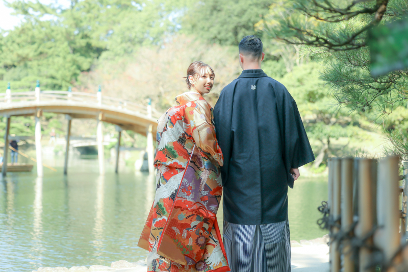 【通常プラン】和装2点ロケ|全データ付き|新婦ヘアメイク付き|つや肌レタッチ付き