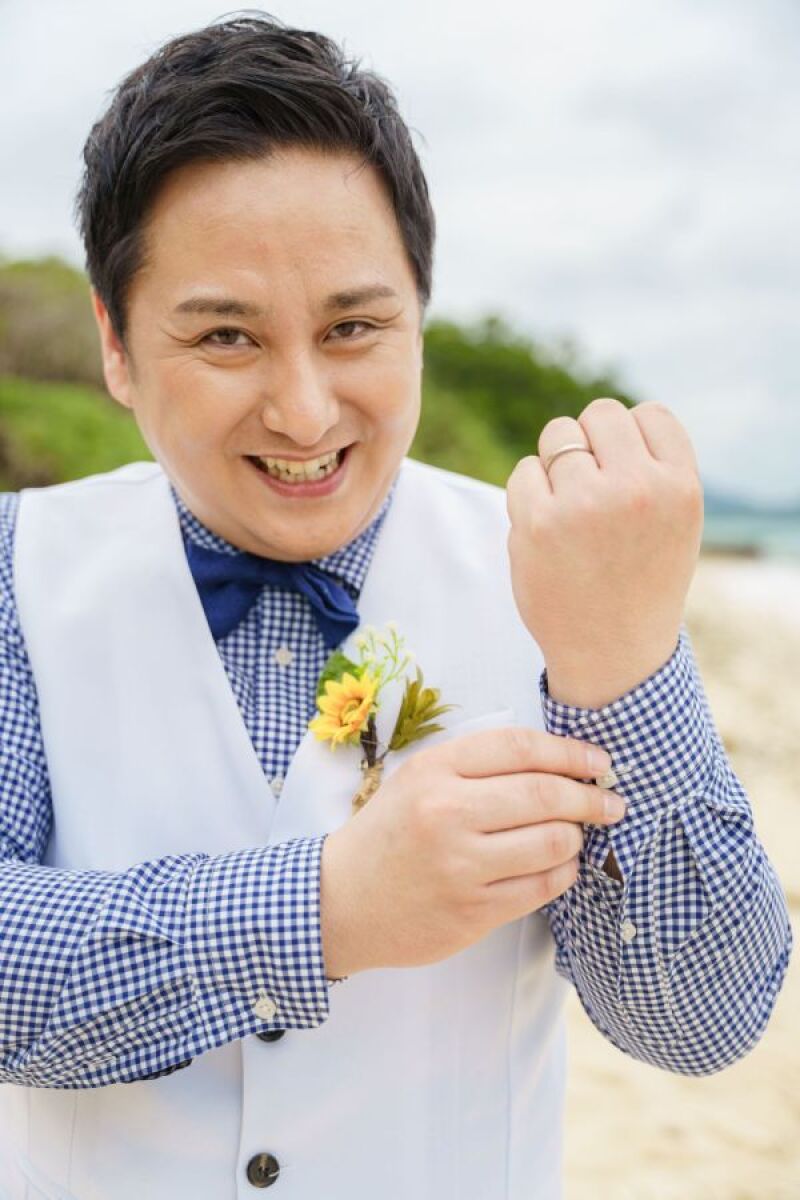 向日葵のコサージュ