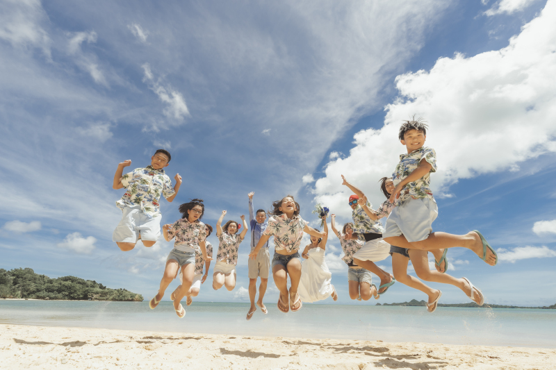 みんなでジャンプ