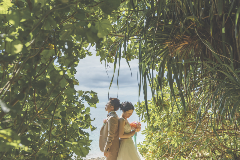 南国の緑に囲まれて