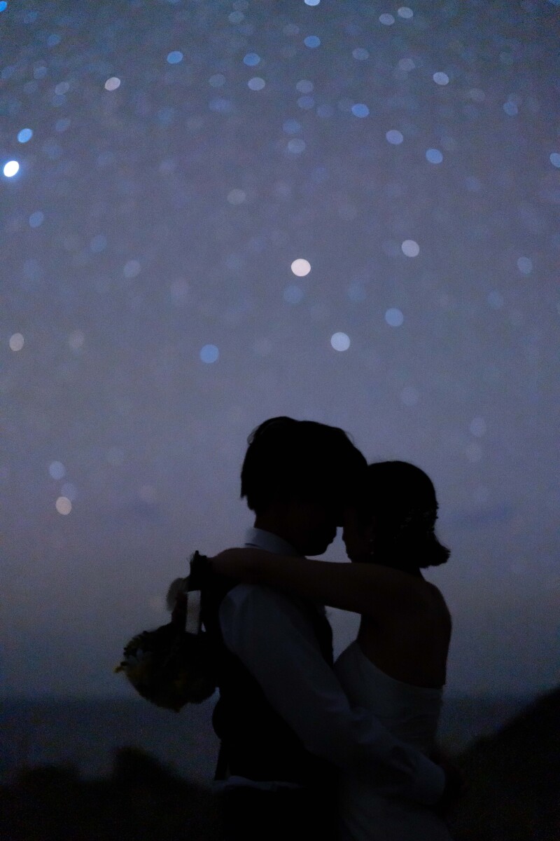 きらきらの中のおふたり