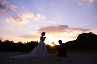柔らかい太陽にの下でビーチ撮影♪
