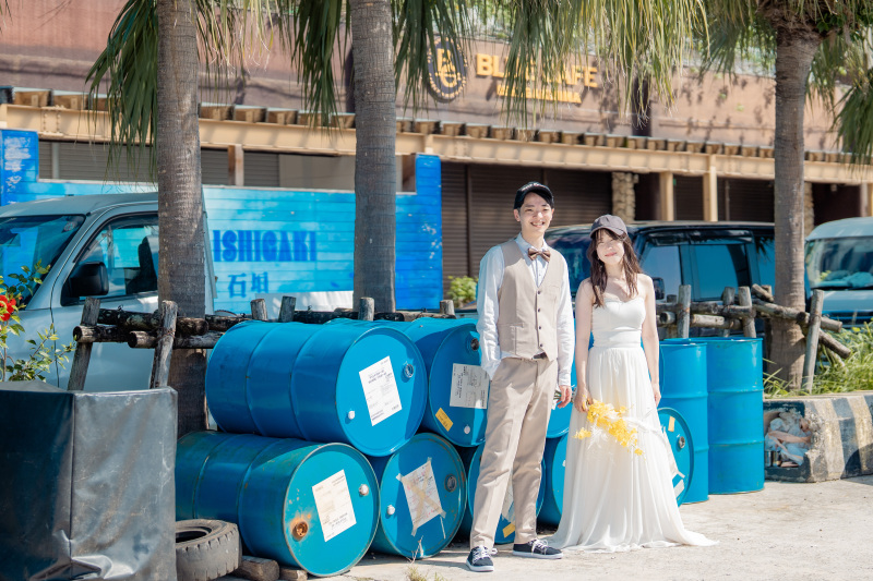 【天然ビーチ＆石垣島街並みフォト150カット】オプション追加で納得の内容に！