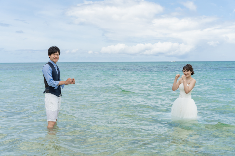 海の中に....