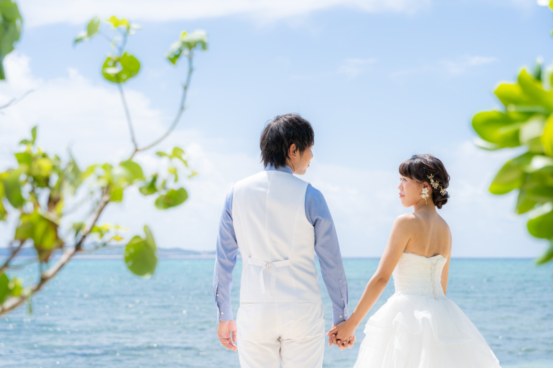 石垣島のビーチで撮影