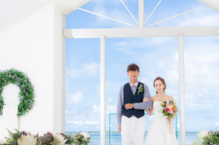 石垣島でチャペルと海のフォトウェディング