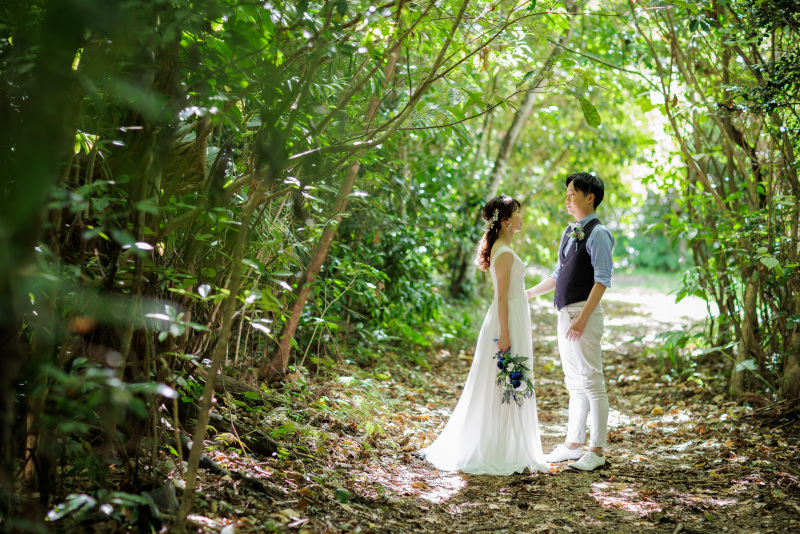 グリーンに囲まれて