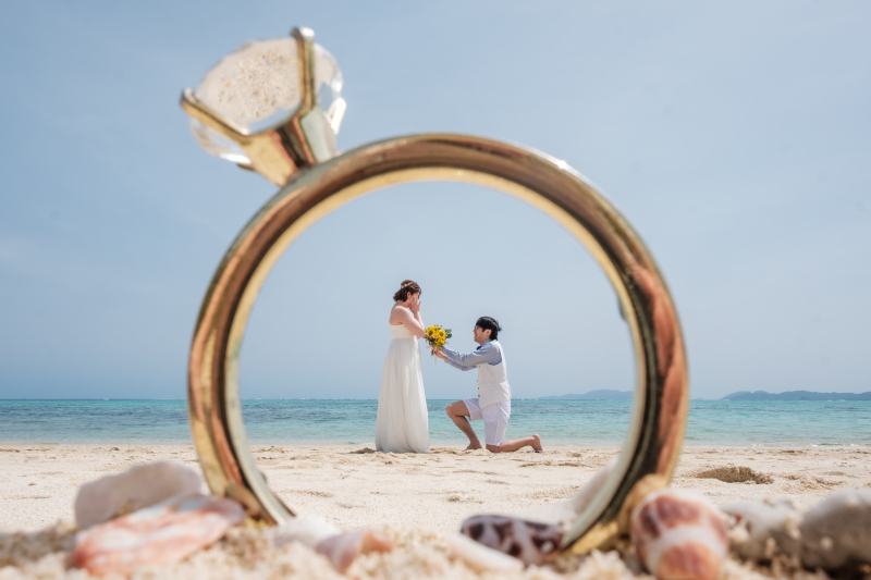 プロポーズシーン