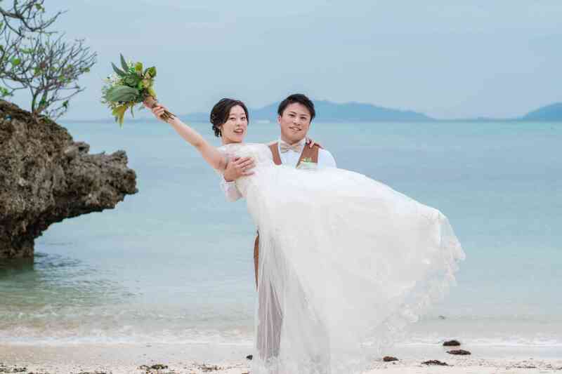 ビーチとサンセット