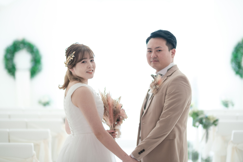 優しいおふたりと、チャペルビーチ撮影