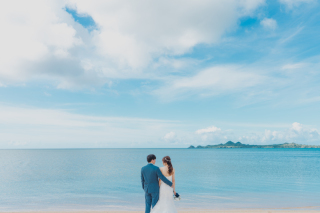 爽やかなウェディングフォトを