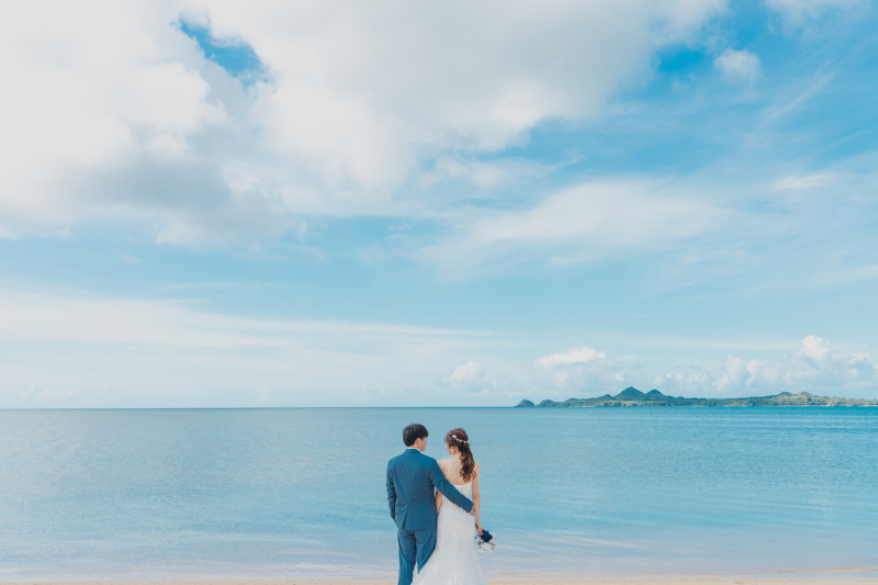 爽やかなウェディングフォトを