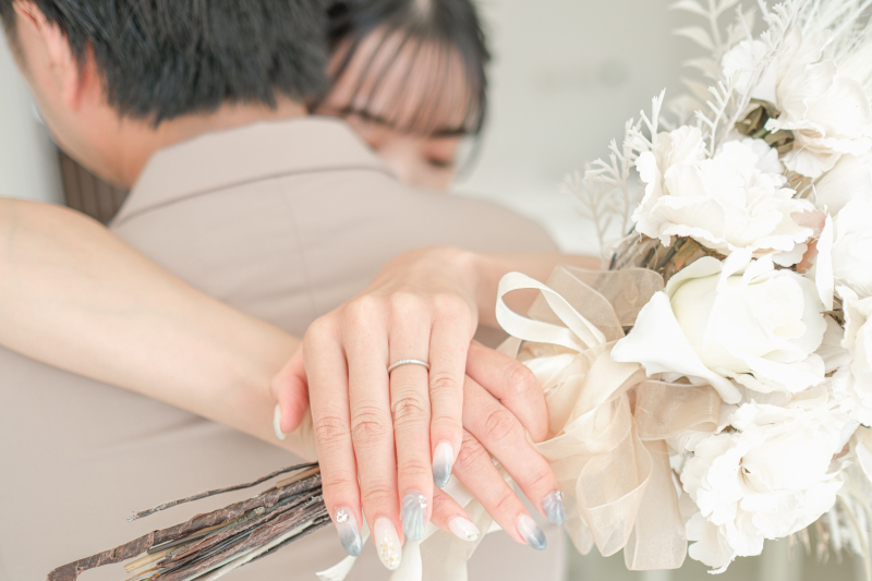 ぎゅっとハグして・・・