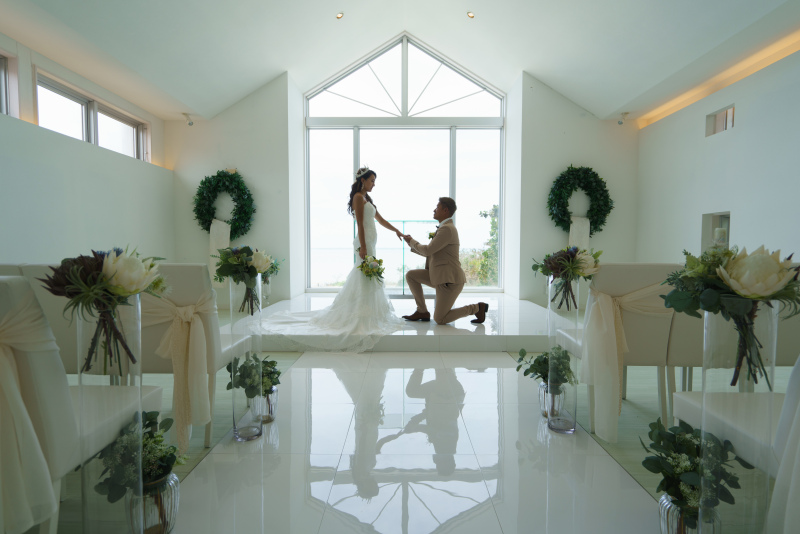 チャペルやビーチでも撮影!天然ビーチ&チャペル撮影