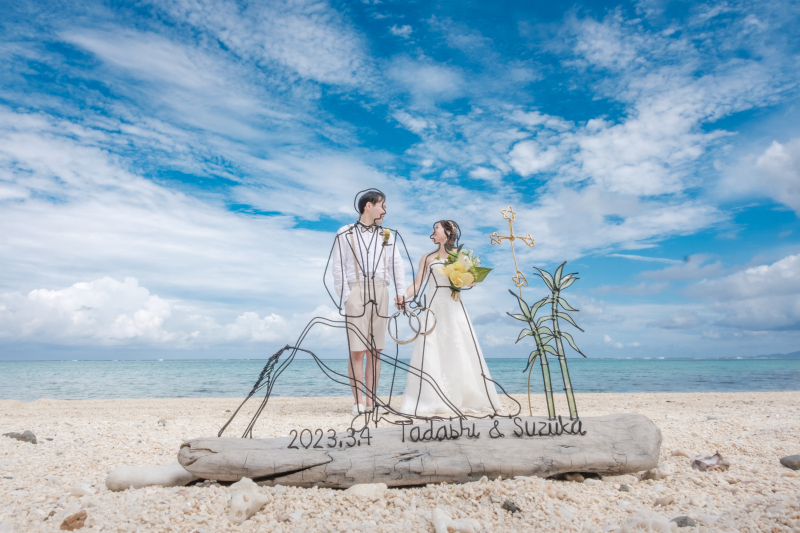 お持込みアイテムあり!チャペルビーチ撮影