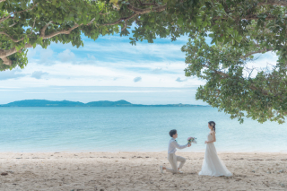 持ち込みアイテムたくさん！ビーチフォト